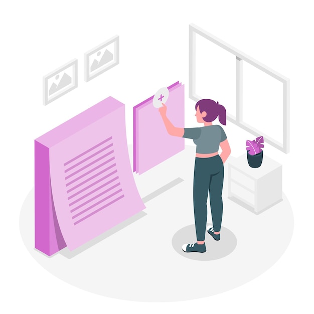 Agregar ilustración del concepto de notas