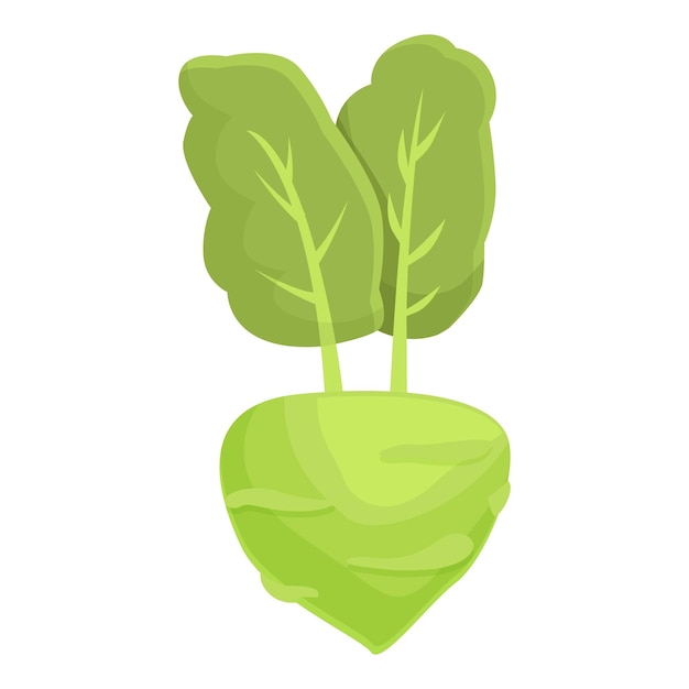 Agricultura colinabo icono dibujos animados vector Alimentos saludables Planta orgánica