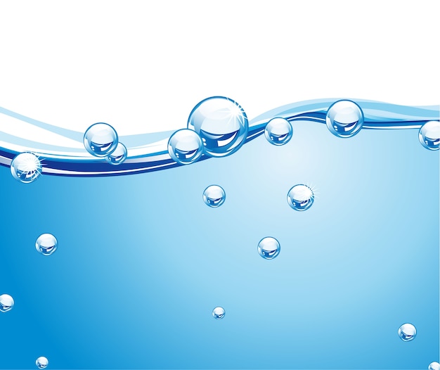 agua abstracta con olas