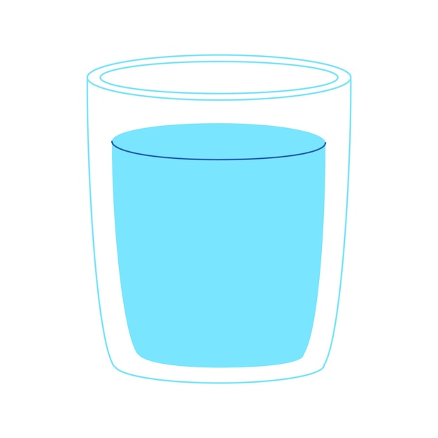 Vector agua azul copa bebida fresca naturaleza pureza salud nutrientes refrescos minerales bebidas no alcohólicas