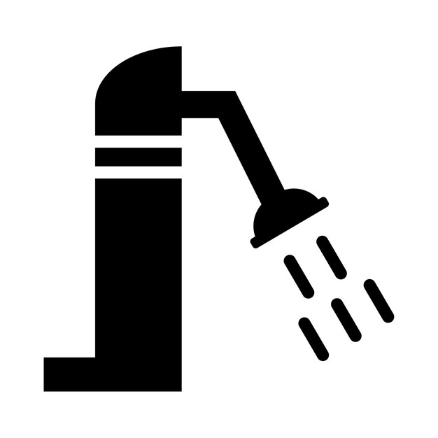 agua del grifo baño ducha baño del grifo icono de la ducha