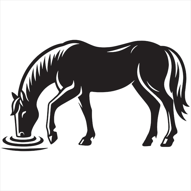 Agua potable para caballos Svg