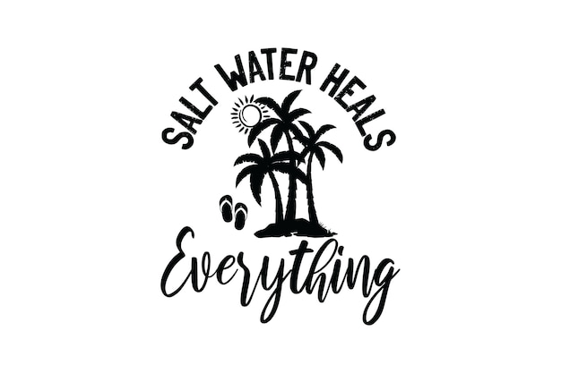 El agua salada lo cura todo