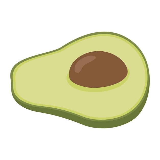 Vector aguacate de frutas