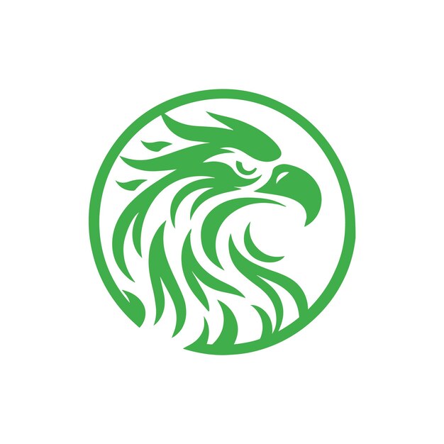un águila verde con un fondo verde que dice " águila "