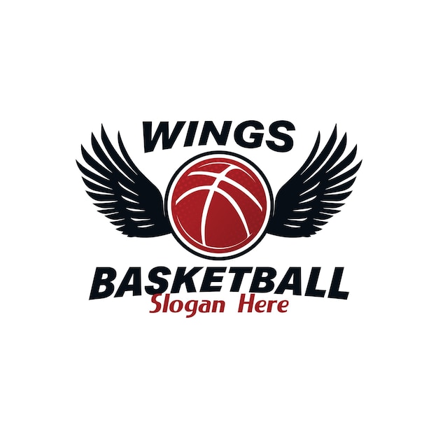 Un águila en vuelo con un diseño de logotipo de ala