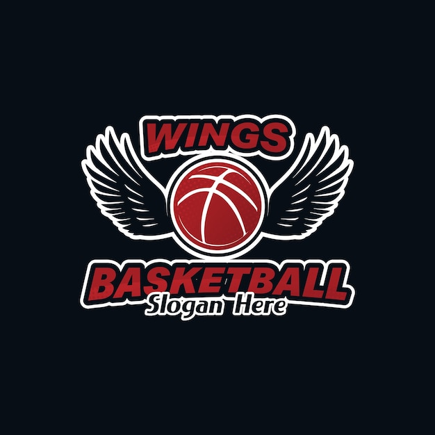 Un águila en vuelo con un diseño de logotipo de ala