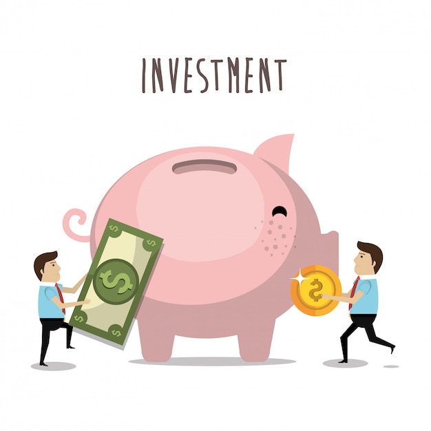 Ahorro de dinero e inversión.