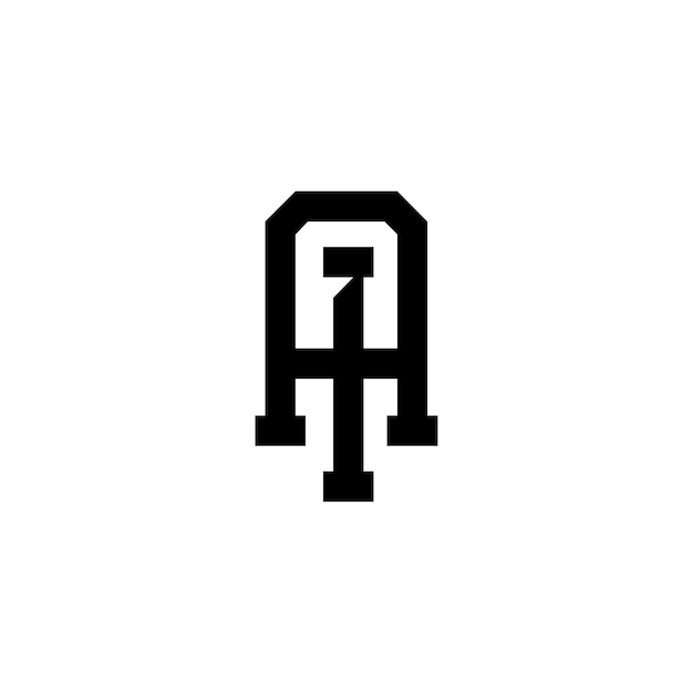 AI Monogram Logo Design letra texto nombre símbolo monocromo logotipo alfabeto carácter simple logo
