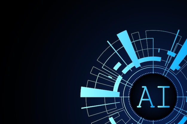 AI Technology in a Futuristic Cyberpunk Style