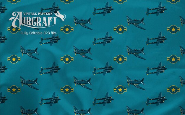 Air Craft Fighter Vintage F38 trama de fondo