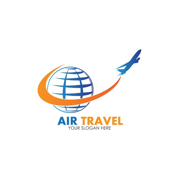 Air Travel logo vector icono diseño plantilla-vector