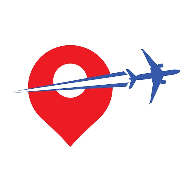 Air Travel logo vector icono diseño templatevector