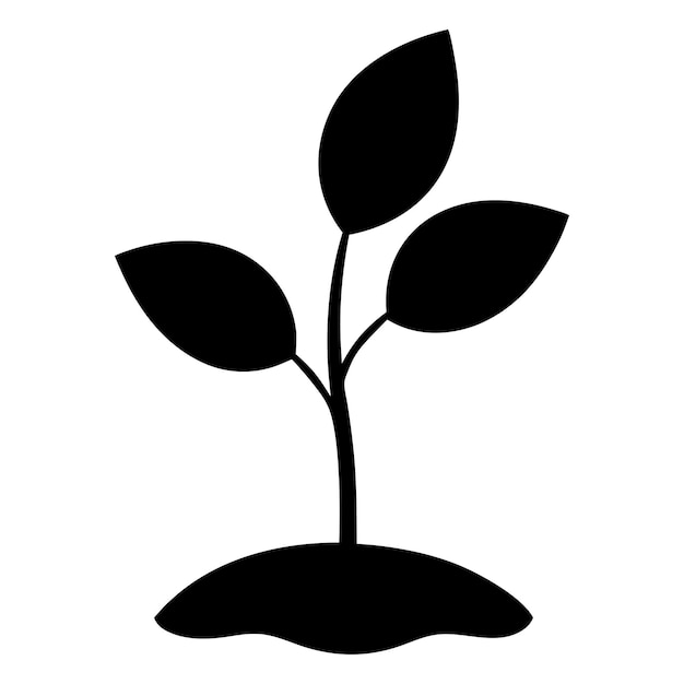 Se aíslan los vectores del proceso de crecimiento de las plantas dibujados a mano y los vectores únicos y simples de cultivo de las plantas