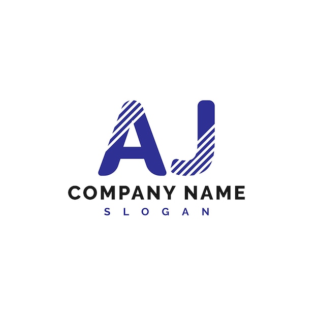 AJ Diseño del logotipo AJ Letra del logotipo Icon Vector Ilustración Vector