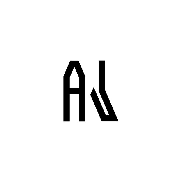 AJ monograma logotipo diseño carta texto nombre símbolo monocromo logotipo alfabeto carácter simple logotipo