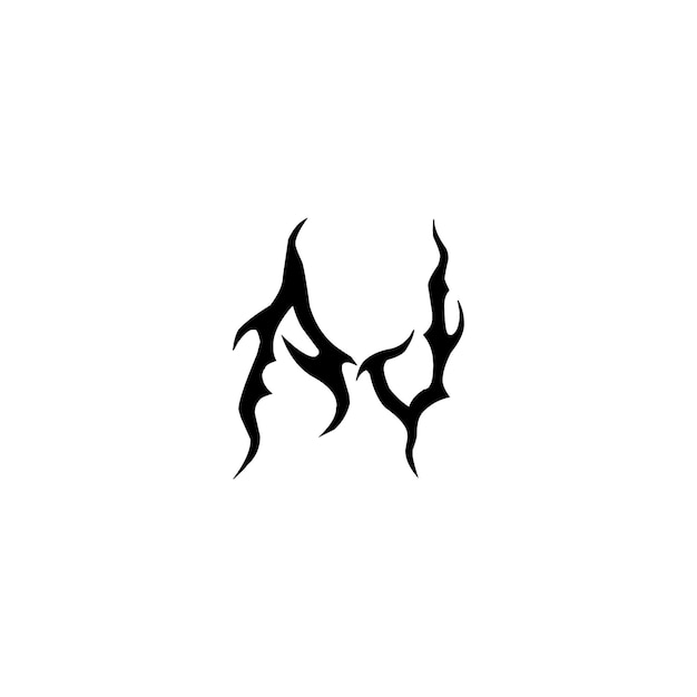 AJ monograma logotipo diseño carta texto nombre símbolo monocromo logotipo alfabeto carácter simple logotipo