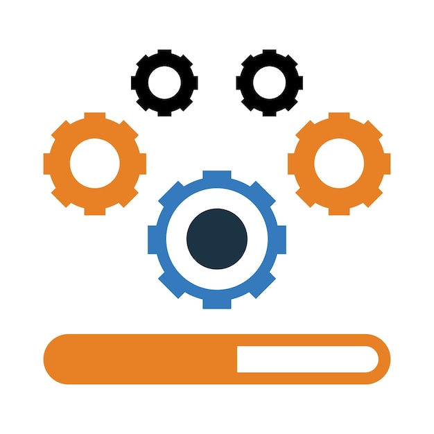 ajuste de engranajes actualización del software ajuste del icono de actualización