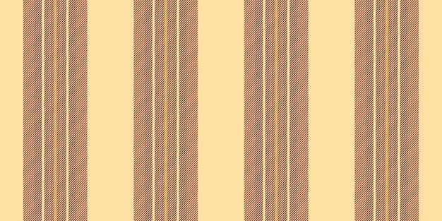 Ajuste el fondo del patrón de líneas de flujo vectorial sin costuras verticales Tejido de rayas de textura plegada en colores rojo y ámbar