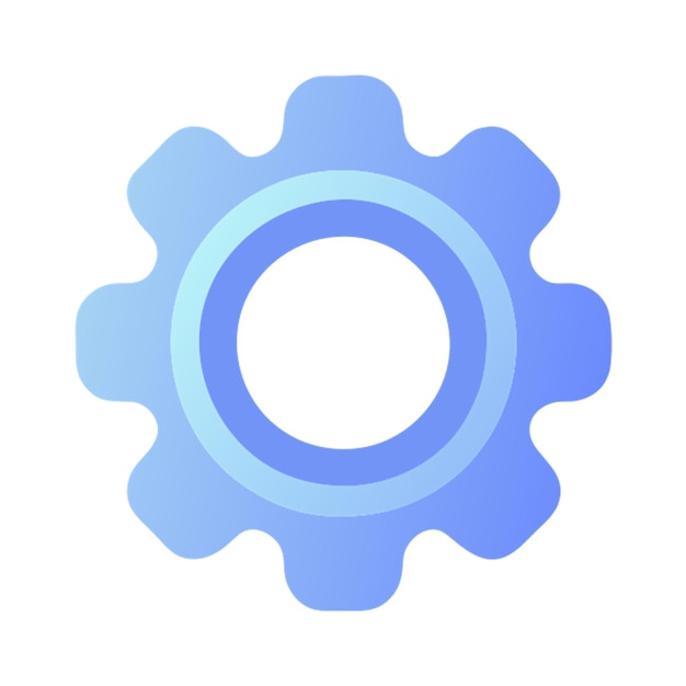 ajustes de icono formas de color gradiente