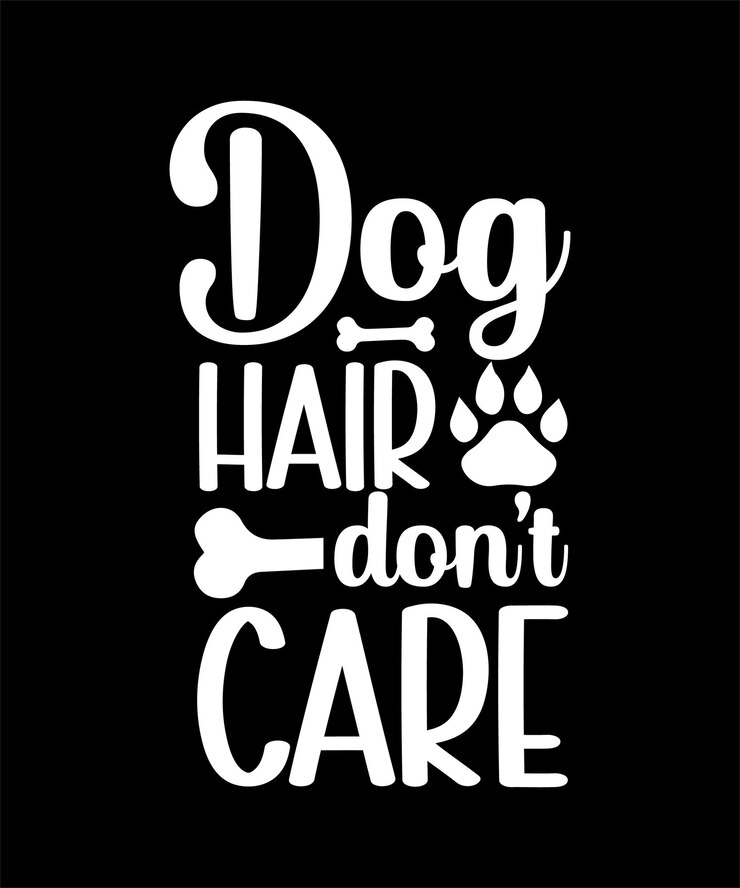 Al pelo de perro no le importa el diseño tipográfico.
