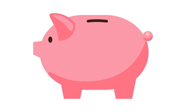 la alcancía para el vector de ahorro de dinero