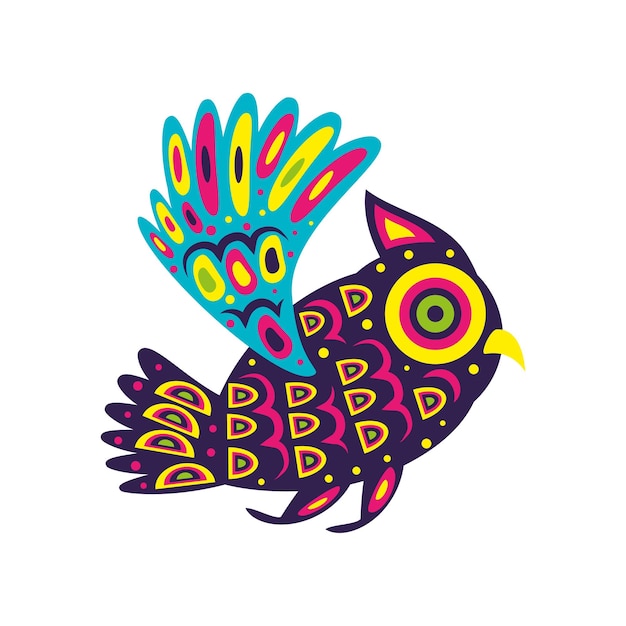 alebrijes artesanía animal ilustración aislada
