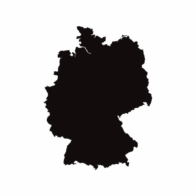 Vector alemania vector mapa del país
