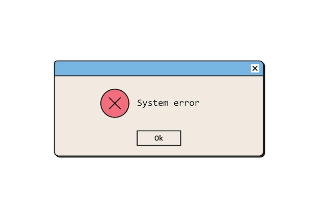 Alerta de error del sistema y notificación de fallas de información sobre problemas