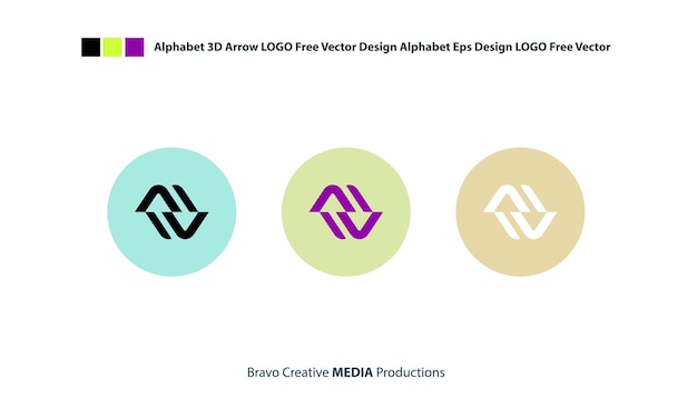 Alfabeto 3D Flecha LOGOTIPO Vector libre Diseño Alfabeto Eps Diseño LOGOTIPO Vector libre