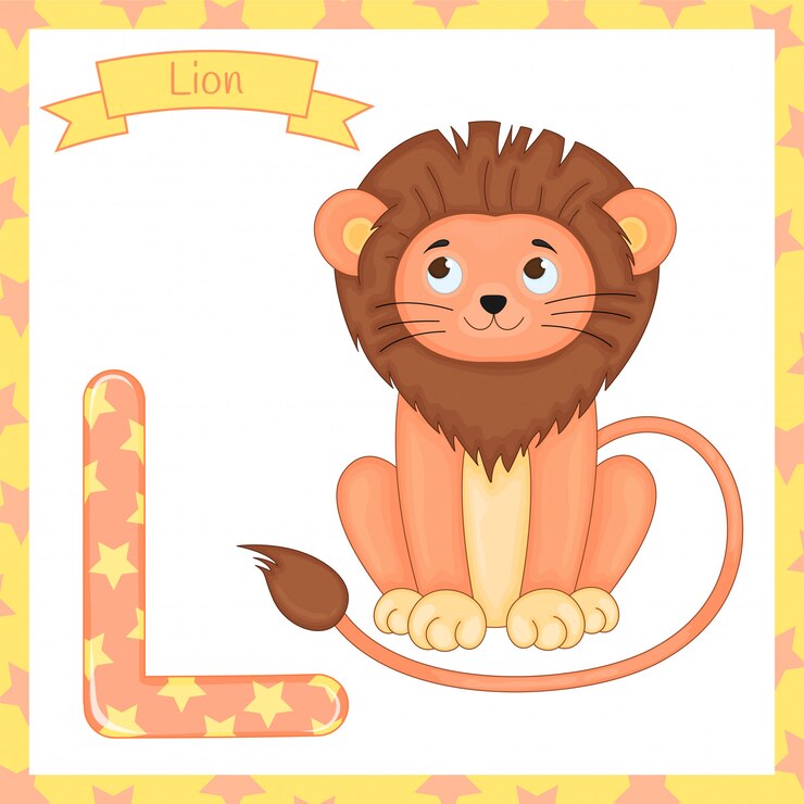 Vector alfabeto de animales