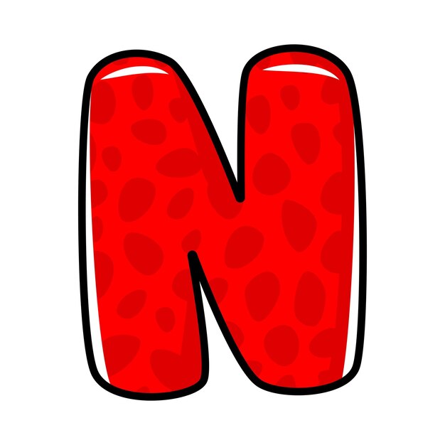 Alfabeto para colorear libro de páginas para niños Dibujado a mano vector letras del alfabeto signo garabato conjunto de fuentes Ilustración vectorial