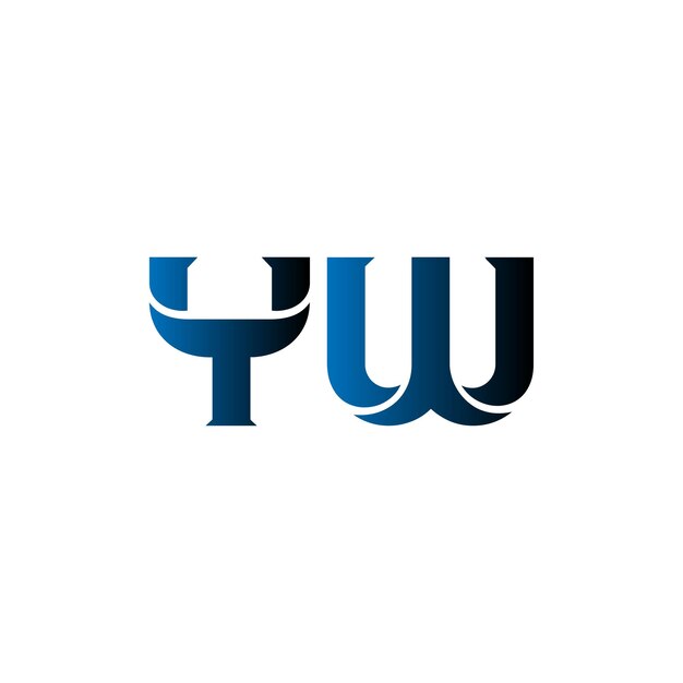 y alfabeto creativo moderno minimalista letra icono diseño de logotipo