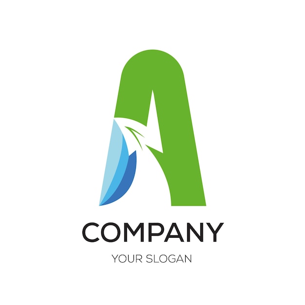 Alfabeto A Diseño del logotipo Un diseño del logotipo del club