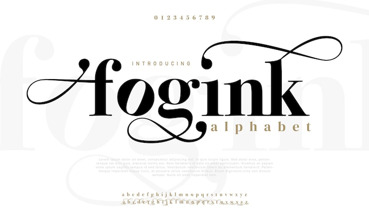 Vector alfabeto de fuente de moda abstracta fuentes urbanas modernas mínimas para marca de logotipo, etc. tipografía tipo de letra