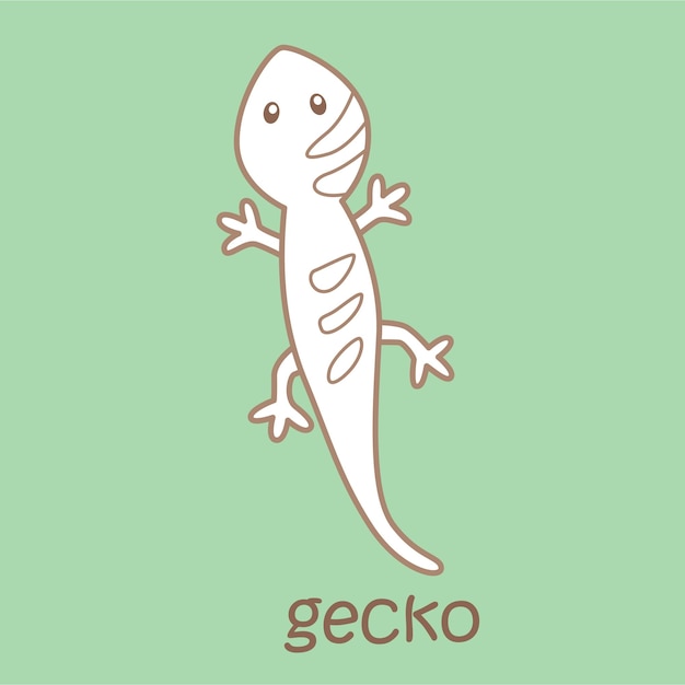 Alfabeto G para sello digital Gecko