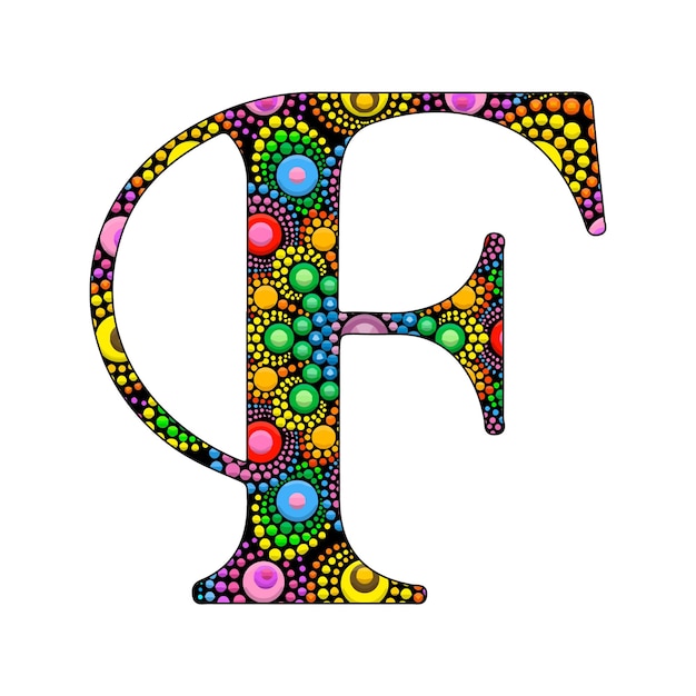 Alfabeto ilustración vectorial colorido mandala alfabetos mandala letras estilo letras alfabetos