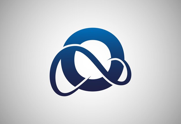 El alfabeto inglés O con el signo infinito Infinity eternity infinite endless loop símbolos