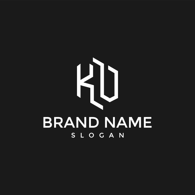 Alfabeto letra icono logo KP