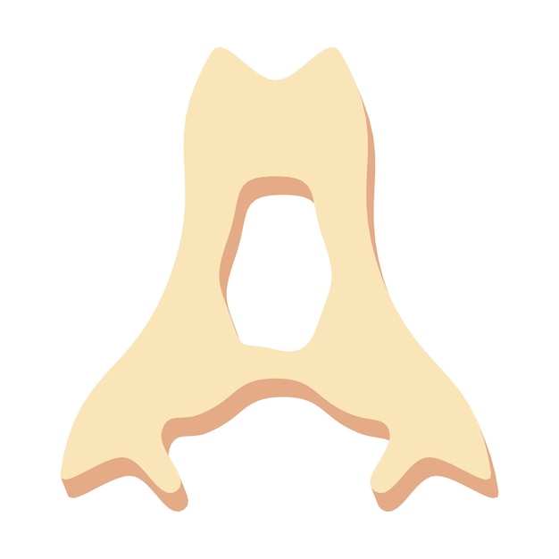 Alfabeto de letras estéticas