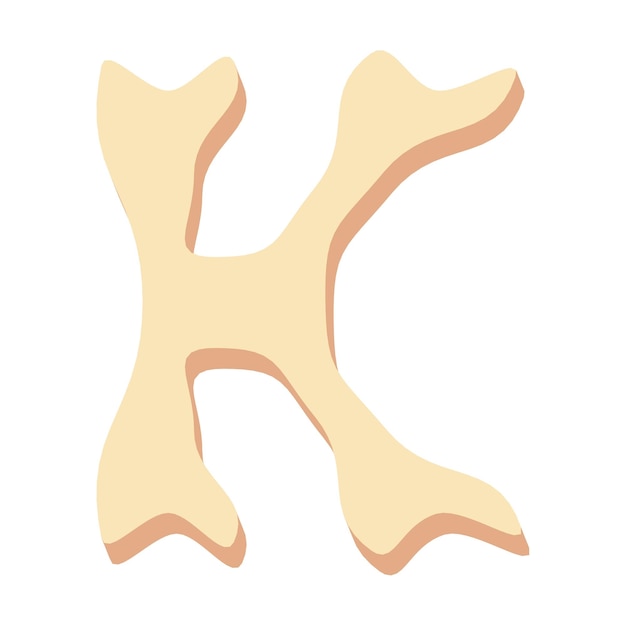 Alfabeto de letras estéticas
