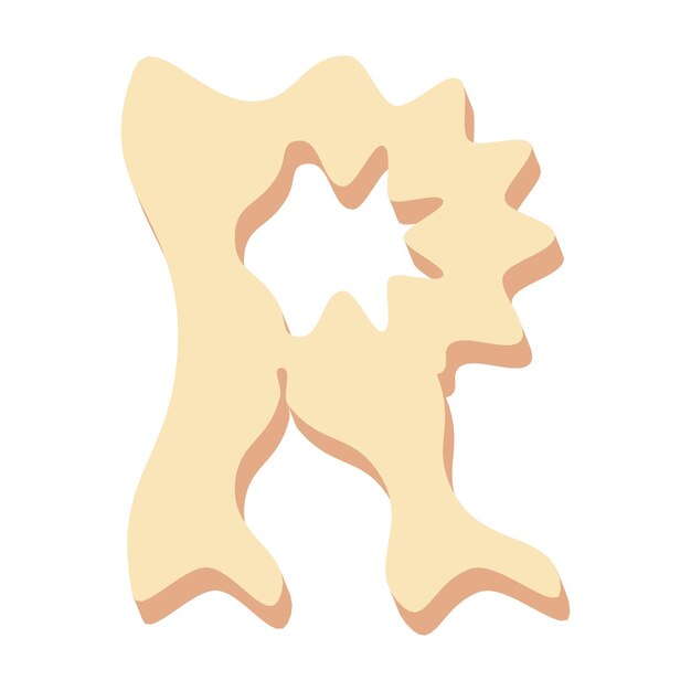 Alfabeto de letras estéticas