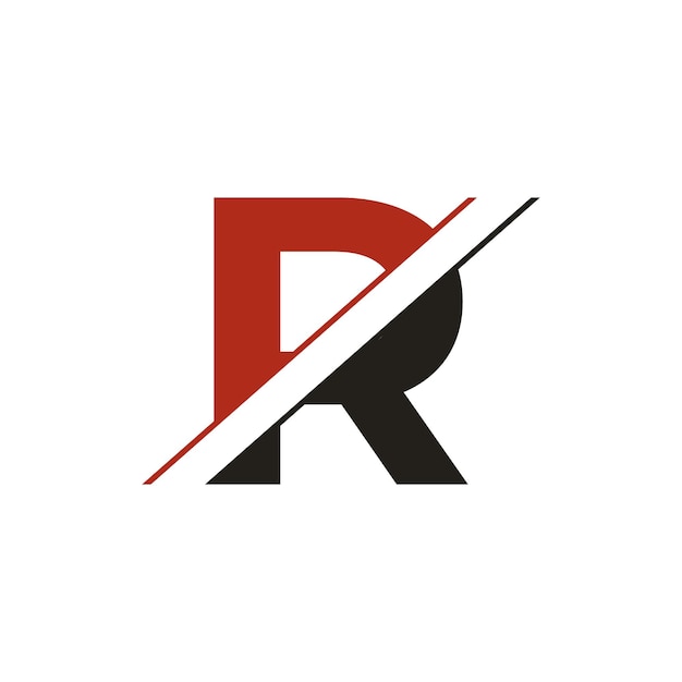 Alfabeto letras R Logo o icono diseño Vector ilustración