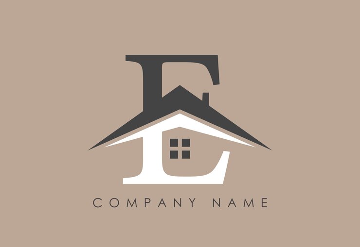 Alfabeto Un logotipo de casa Letras creativas monograma único vector de diseño de edificios inmobiliarios ttled1