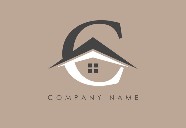 Alfabeto Un logotipo de casa Letras creativas monograma único vector de diseño de edificios inmobiliarios ttled1