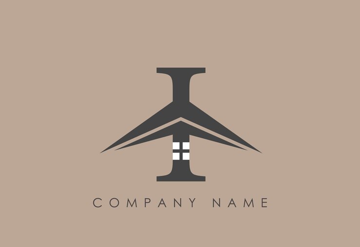 Alfabeto Un logotipo de casa Letras creativas monograma único vector de diseño de edificios inmobiliarios ttled1