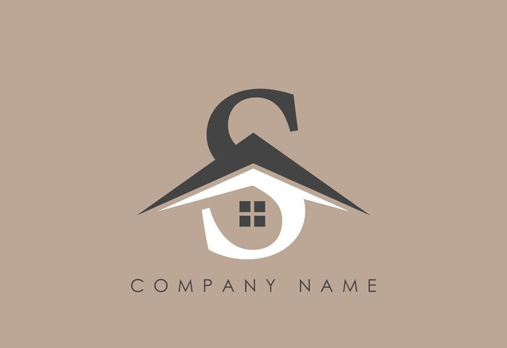 Alfabeto Un logotipo de casa Letras creativas monograma único vector de diseño de edificios inmobiliarios ttled1