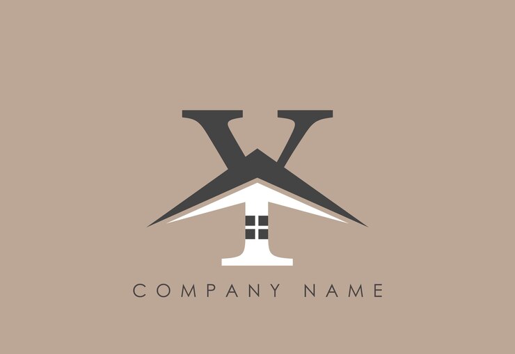 Alfabeto Un logotipo de casa Letras creativas monograma único vector de diseño de edificios inmobiliarios ttled1