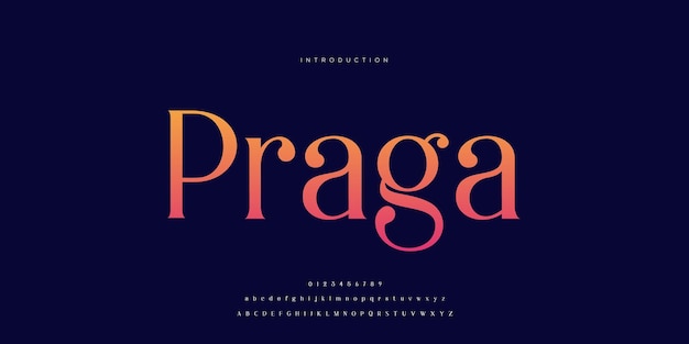 Alfabeto de lujo letras fuente tipografía elegante boda letras serif fuentes decorativas vintage Pre