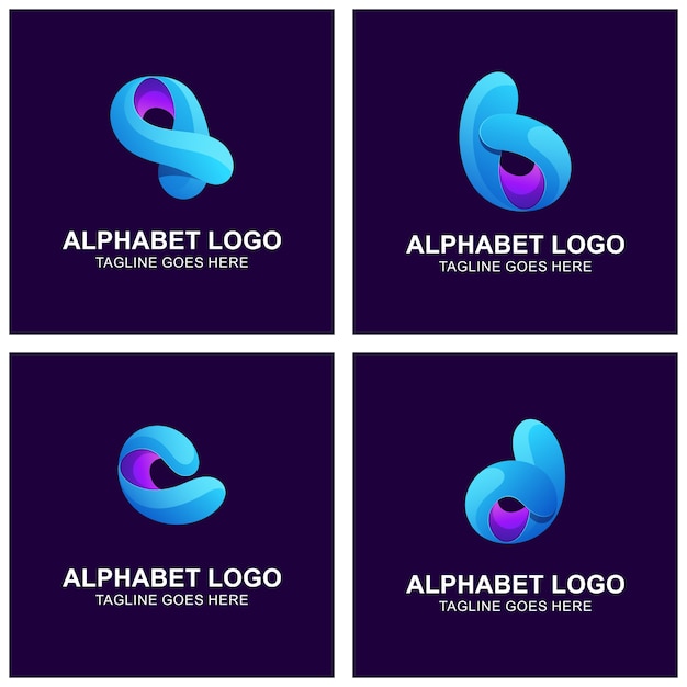 Alfabeto set logos